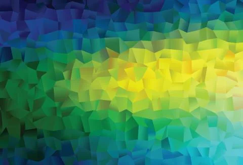 Dark Blue, Yellow vector backdrop with lines, rectangles. Illustrazione stock