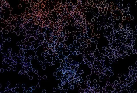 Dark Blue, Yellow vector backdrop with artificial intelligence data. Stock Illustration