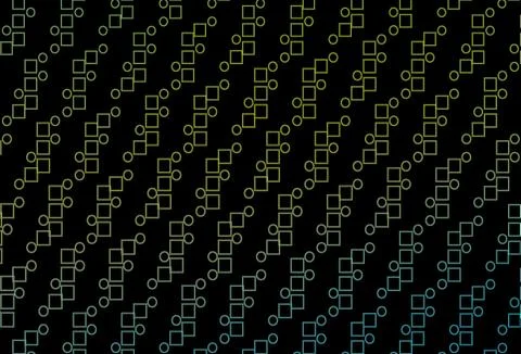 Dark Blue, Yellow vector background with rectangles. Stock Illustration