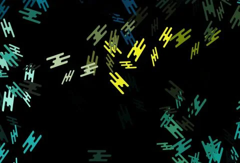 Dark Blue, Yellow vector background with straight lines. Stock Illustration