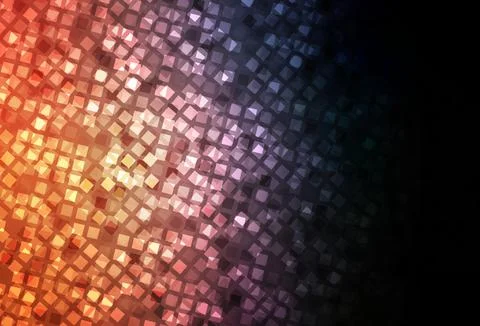 Dark Blue, Yellow vector background with rectangles. Stock Illustration