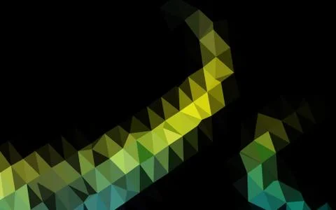 Dark Blue, Yellow vector blurry triangle pattern. 스톡 일러스트
