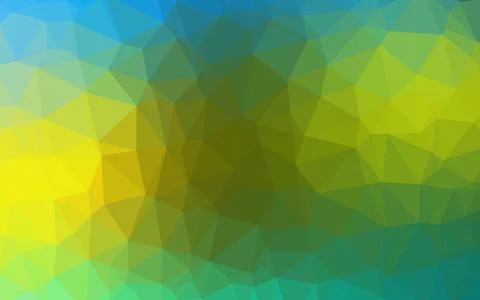 Dark Blue, Yellow vector blurry triangle texture. Stock Illustration