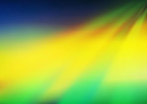 Dark Blue, Yellow vector bokeh and colorful pattern. Illustrazione stock