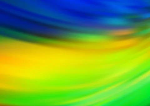 Dark Blue, Yellow vector bokeh and colorful pattern. Stock Illustration