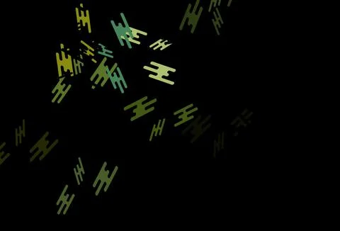 Dark Blue, Yellow vector layout with flat lines. Stock-Illustration