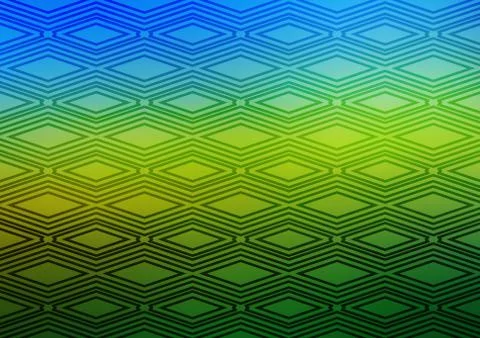 Dark Blue, Yellow vector pattern with lines, rectangles. イラスト素材