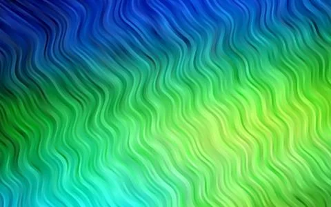 Dark Blue, Yellow vector pattern with lamp shapes. Stock Illustration