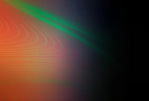 Dark Blue, Yellow vector pattern with bent lines. Stock Illustration