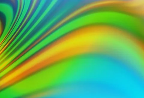 Dark Blue, Yellow vector pattern with lamp shapes. Stock Illustration