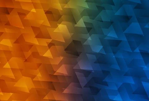 Dark Blue, Yellow vector pattern in square style. Stockillustratie