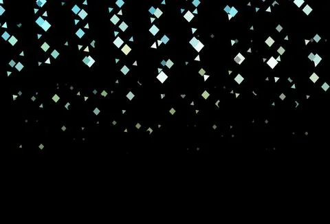 Dark blue, yellow vector pattern in polygonal style with circles. Stock Illustration