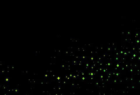 Dark blue, yellow vector pattern in polygonal style with circles. Illustrazione stock