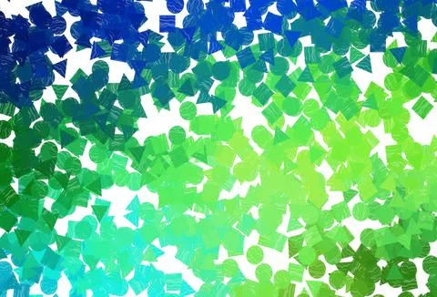 Dark  blue, yellow vector pattern in polygonal style with circles. Illustrazione stock