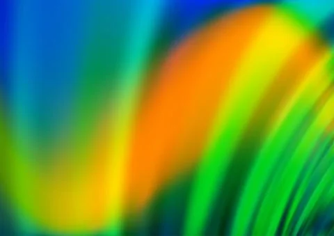 Dark Blue, Yellow vector pattern with liquid shapes. 스톡 일러스트