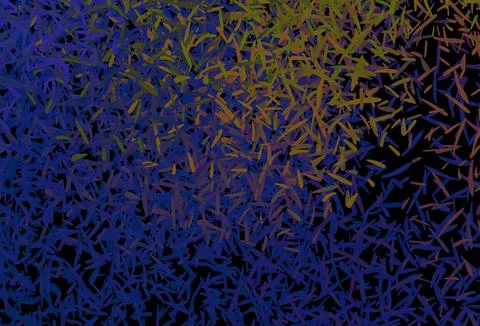 Dark Blue, Yellow vector pattern with sharp lines. Stock Illustration