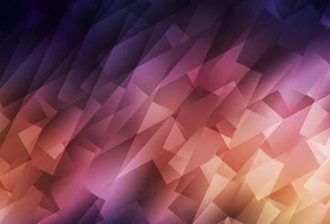 Dark Blue, Yellow vector pattern in square style. Stock Illustration