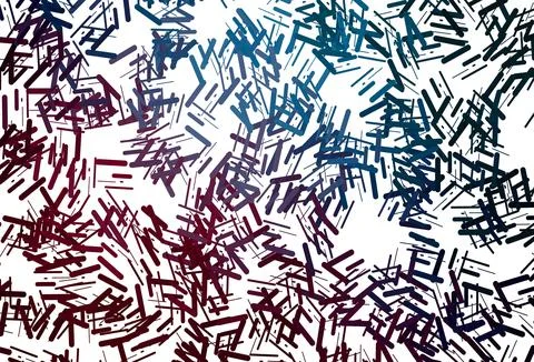 Dark blue, yellow vector pattern with narrow lines. 스톡 일러스트