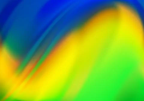 Dark Blue, Yellow vector pattern with curved circles. イラスト素材