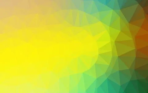 Dark Blue, Yellow vector polygon abstract background. Stock-Illustration