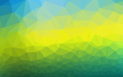 Dark Blue, Yellow vector shining triangular pattern. Stockillustratie