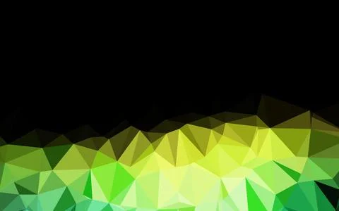 Dark Blue, Yellow vector shining triangular pattern. Stockillustratie