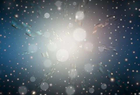 Dark Blue, Yellow vector template in carnival style. Stock Illustration