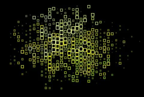 Dark Blue, Yellow vector texture in rectangular style. Stock Illustration