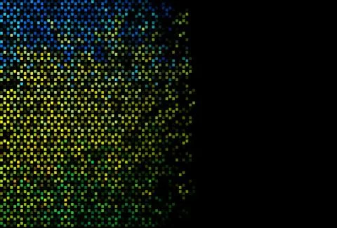 Dark Blue, Yellow vector texture with rectangular style. 스톡 일러스트