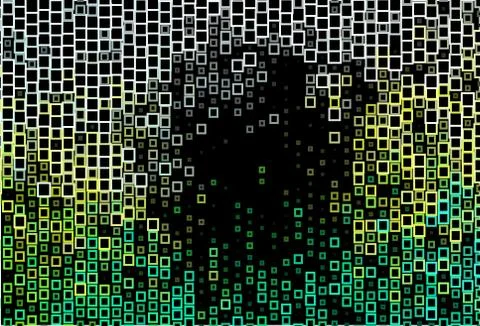 Dark Blue, Yellow vector texture in rectangular style. Illustrazione stock