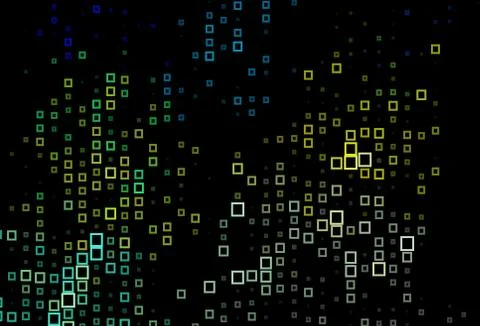 Dark Blue, Yellow vector texture in rectangular style. Stock Illustration