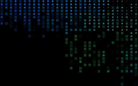 Dark Blue, Yellow vector texture in rectangular style. Stock Illustration