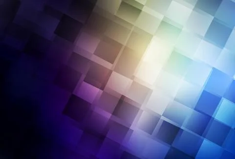 Dark Blue, Yellow vector texture in rectangular style. Stock Illustration