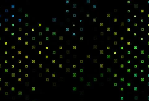 Dark Blue, Yellow vector texture in rectangular, circular style. Illustrazione stock