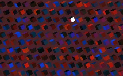 Dark Blue, Yellow vector texture in rectangular style. Stock Illustration