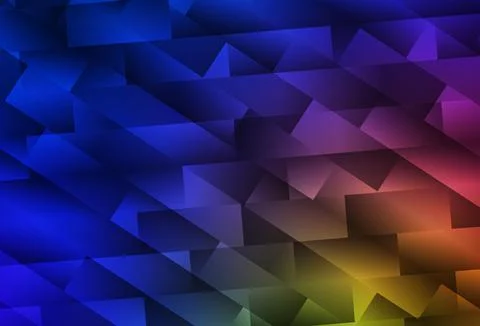 Dark Blue, Yellow vector texture in rectangular style. Illustrazione stock