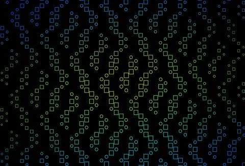 Dark Blue, Yellow vector texture with rectangular style. Stock Illustration