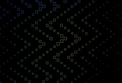 Dark Blue, Yellow vector texture with rectangular style. Stock Illustration