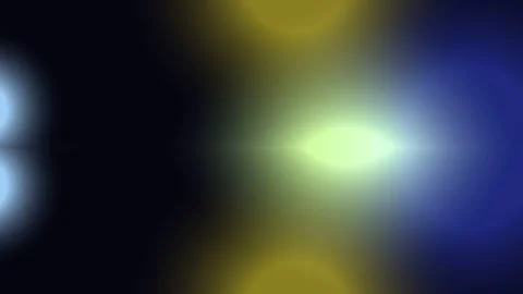 A dark, blurred abstract with various colored light sources Stock Footage 330075872