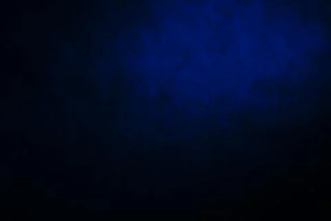 Dark, blurry, simple background, blue abstract background gradient blur. Stock Photos