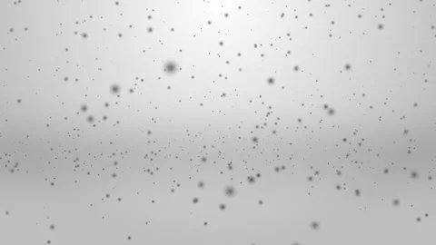 Dark Bokeh Particles Falling and Bouncing on the Ground. Abstract Particles. 4K Video stock 277114512