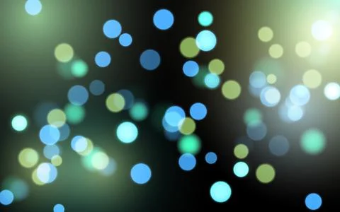 The dark bokeh soft light abstract background Stock Illustration