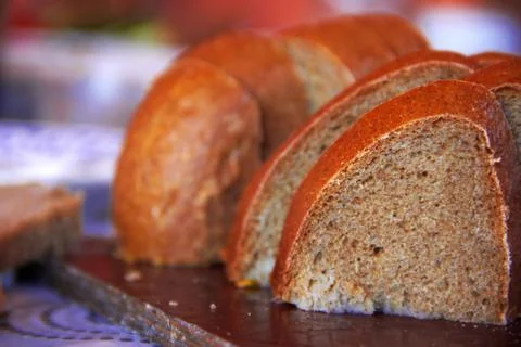 Dark bread Stock Photos