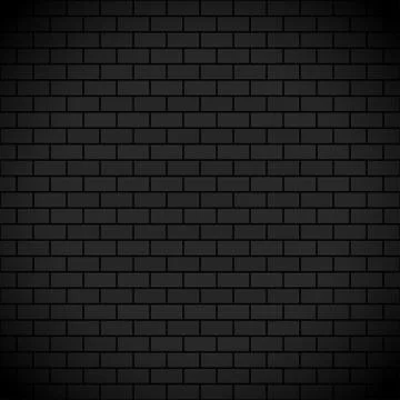 Dark brick wall background Stock Illustration