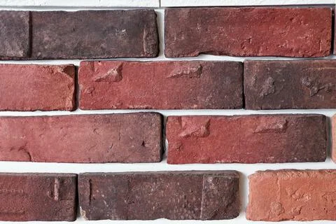 Dark brick wall. Brick texture. Stock Photos