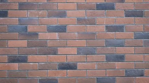 Dark brick wall full frame Stock Photos