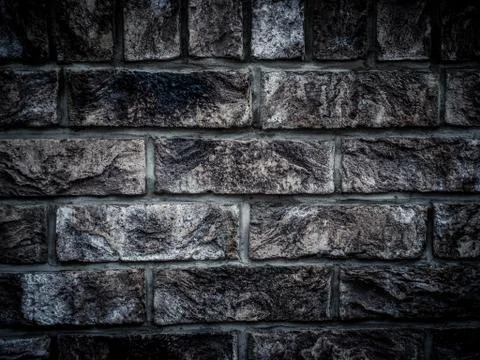 Dark brick wall Stock Photos