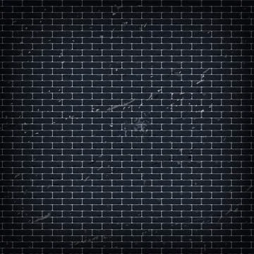 Dark brick wall, seamless pattern brickwork background for design. Abstract Web Stock Illustration