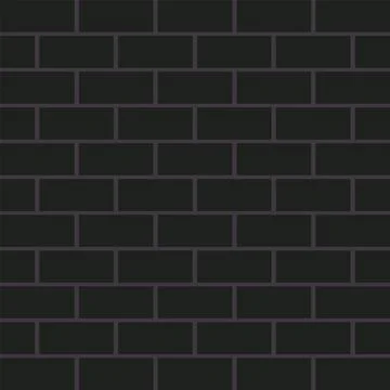Dark brick wall texture pattern. Vector 스톡 일러스트