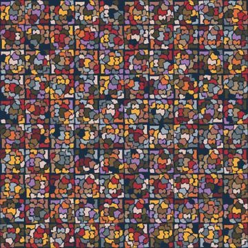 Dark broken mosaic effect vector texture. Masculine geometric seamless melange イラスト素材